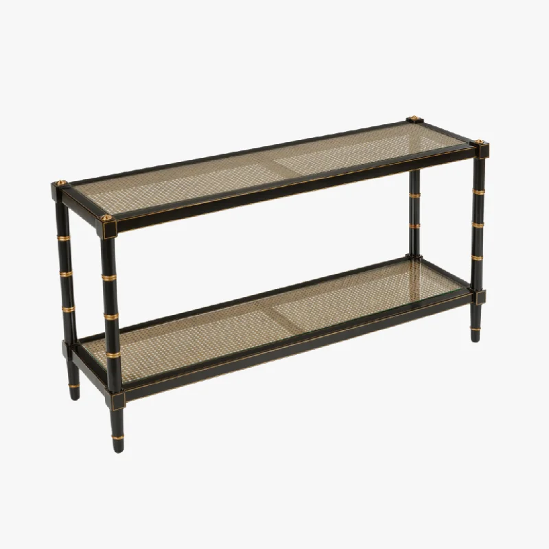 Cabana Cane Console Table