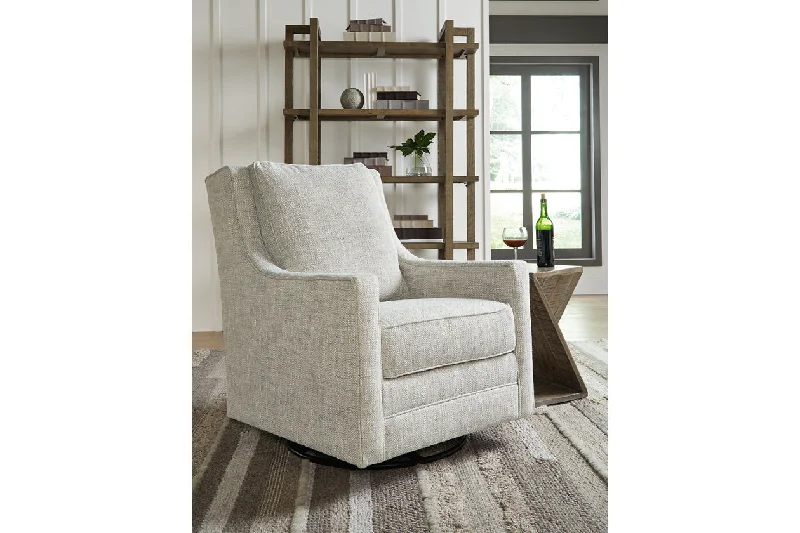 Kambria Fog Swivel Glider Accent Chair