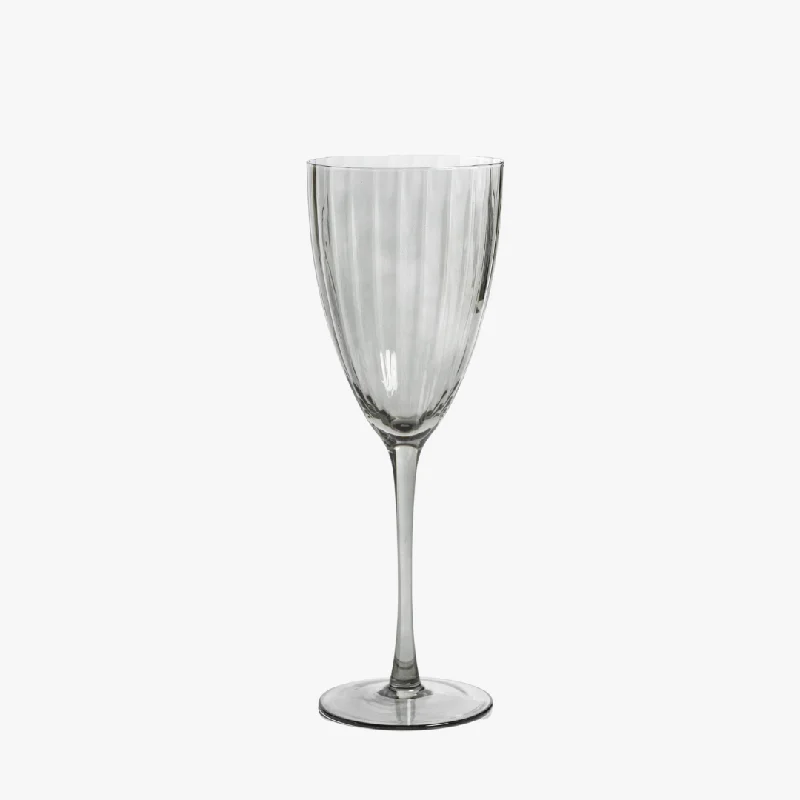 Maeve Smoke White Wine Glass Set