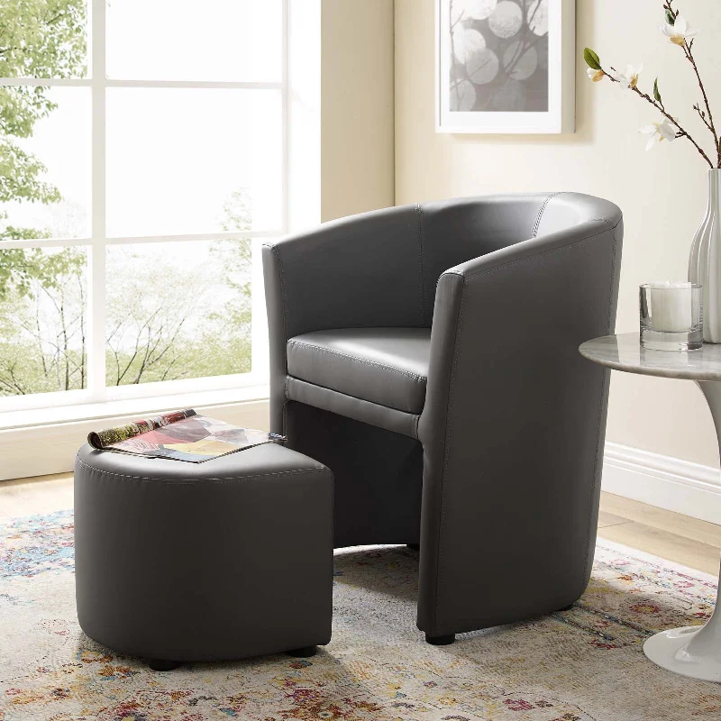 Divulge Armchair and Ottoman by Modway - EEI-1407