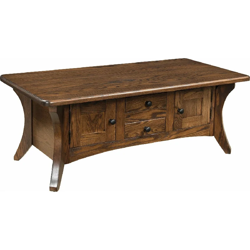 QW Amish Galveston Enclosed Coffee Table