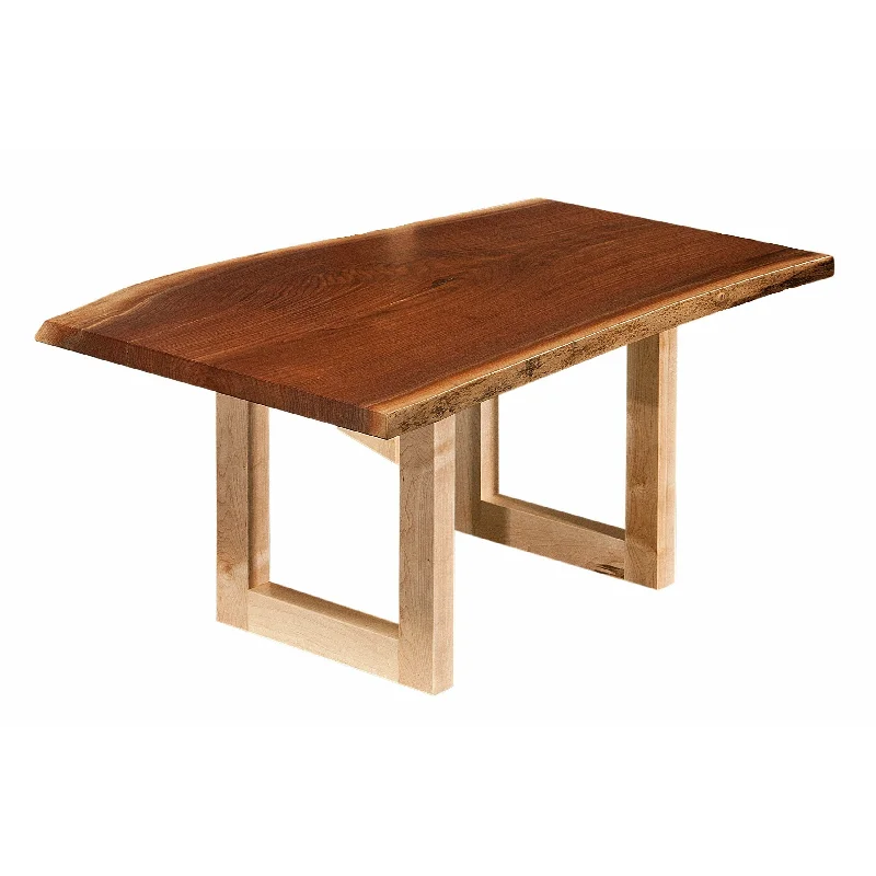 QW Amish Kalispel Live Edge Coffee Table