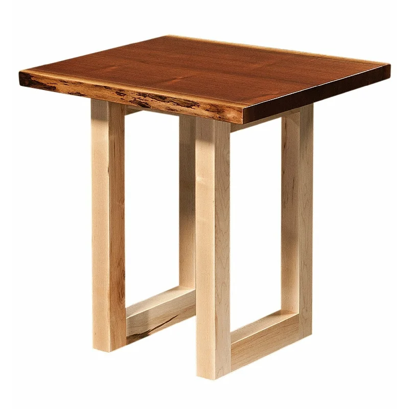 QW Amish Kalispel Live Edge End Table