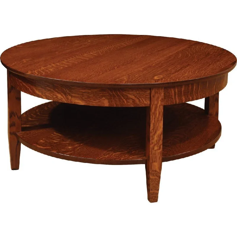 QW Amish Knob View Shaker 36 Round Coffee Table