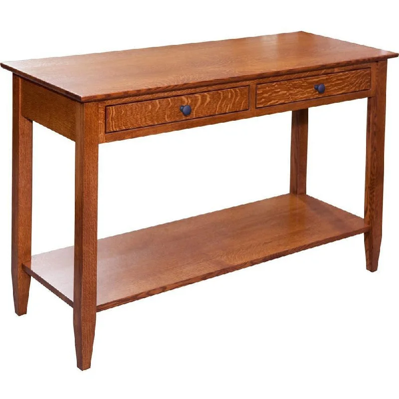 QW Amish Knob View Shaker Console Table