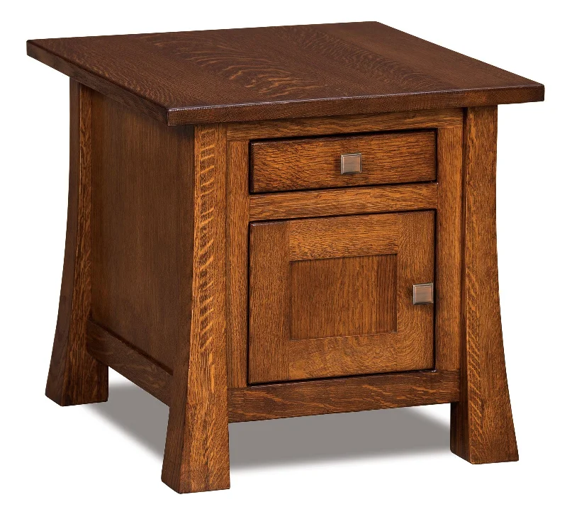 QW Amish Lakewood Enclosed End Table