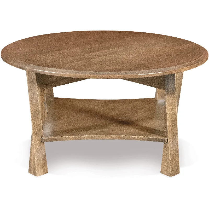 QW Amish Lexington Arc Round Coffee Table