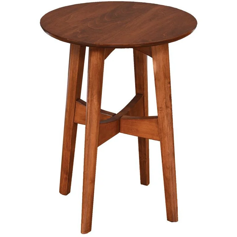 QW Amish Lodi 18" Round End Table