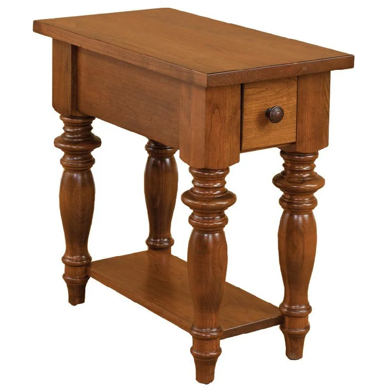 QW Amish London Turned Chair Side End Table