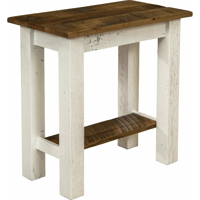 QW Amish Mill Cart Chair Side End Table