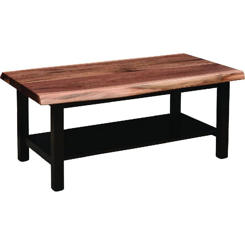 QW Amish Mission Live Edge Coffee Table