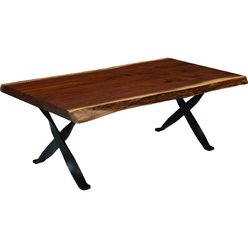 QW Amish Live Edge Riverbend Coffee Table