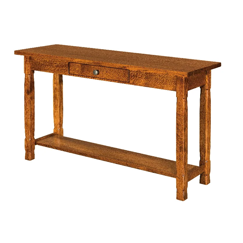 QW Amish Rock Island Open Sofa Table