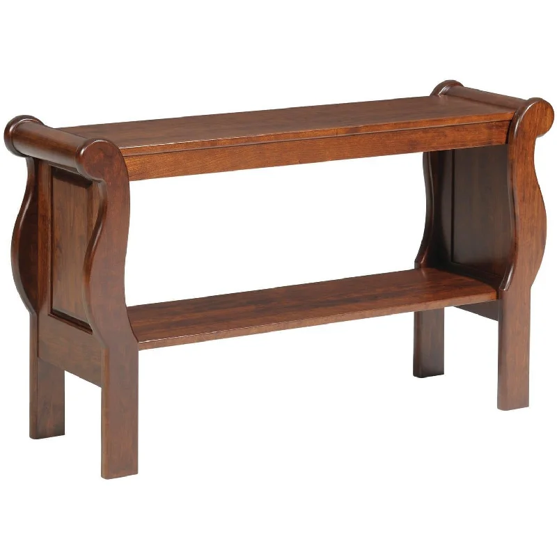 QW Amish Sleigh Sofa Table