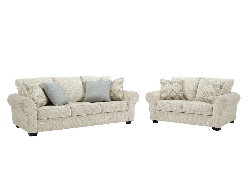 Haisley Sofa and Loveseat