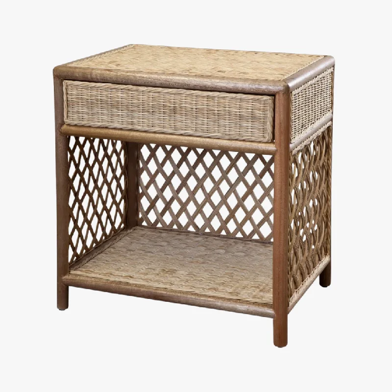 Trellis Bedside Table