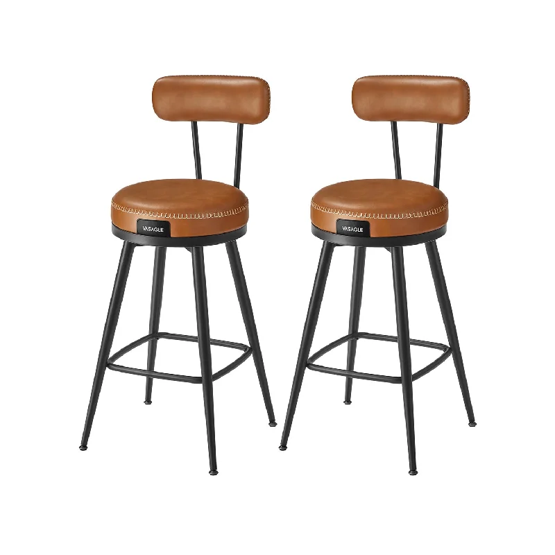 EKHO Collection - Swivel Bar Stools with Backs