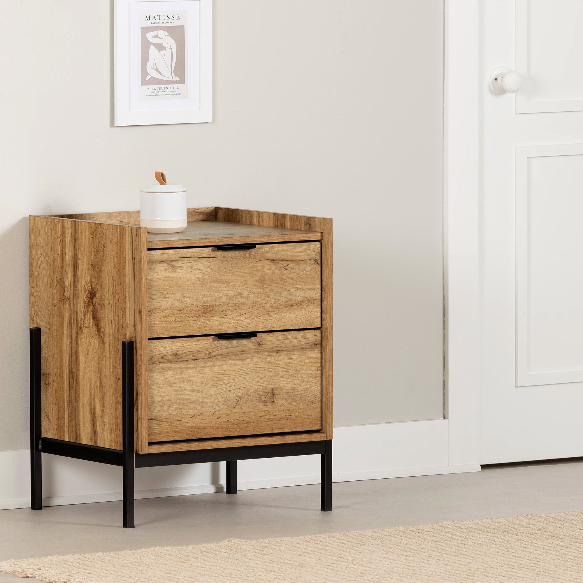 2-Drawer End Table - Mezzy