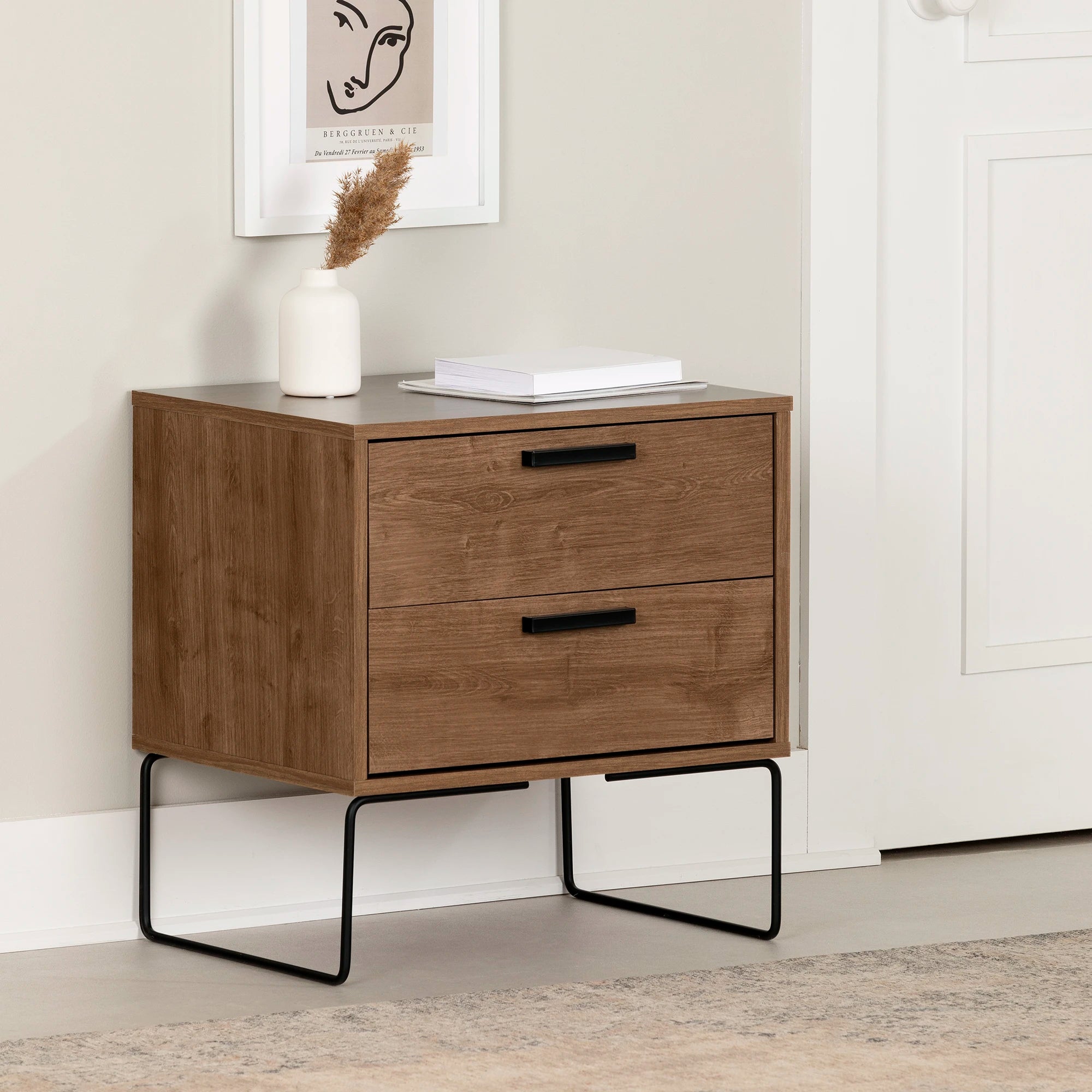 2-Drawer End table - Vito