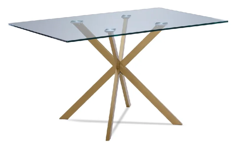 Darron Dining Table - Gold