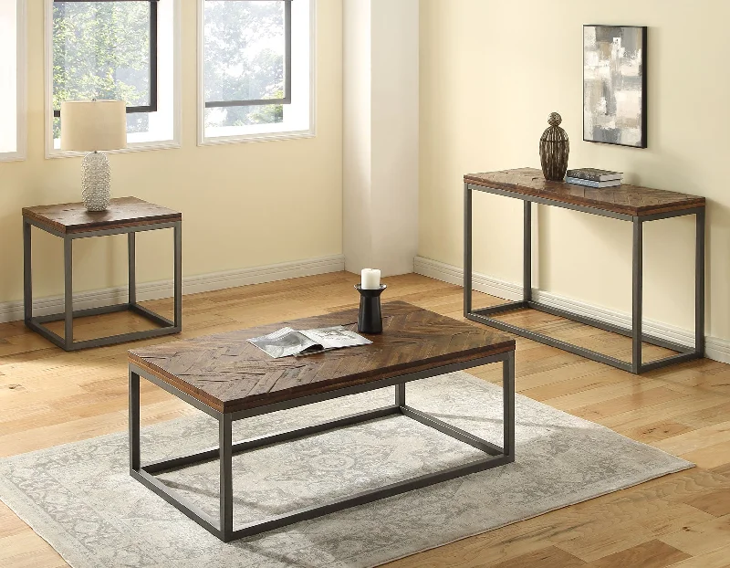 Lorenza 3-Piece Set(Cocktail & 2 End Tables)