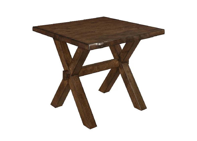 Meade End Table - Rustic Oak