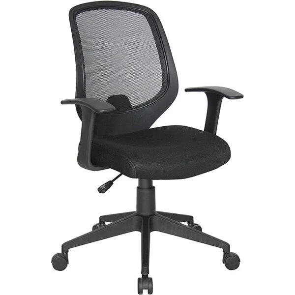 OFM Essentials Series Black-mesh Adjustable Computer and Task Chair