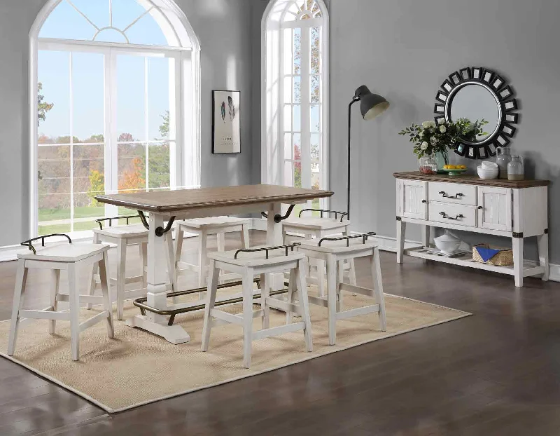 Pendleton 5-Piece Counter Dining Set(Counter Table & 4 Counter Stools)