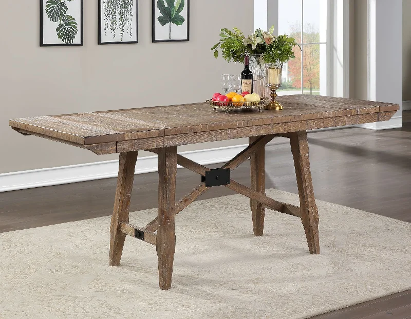 Riverdale 96-inch Counter Table w/2 12-inch Leaves