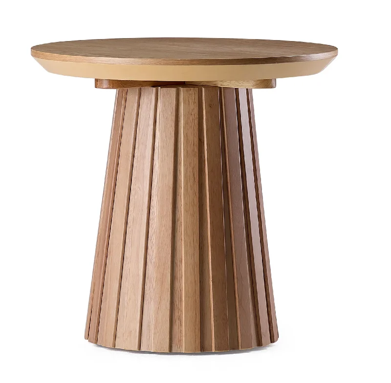 Salut 19.75" End Table- Oak