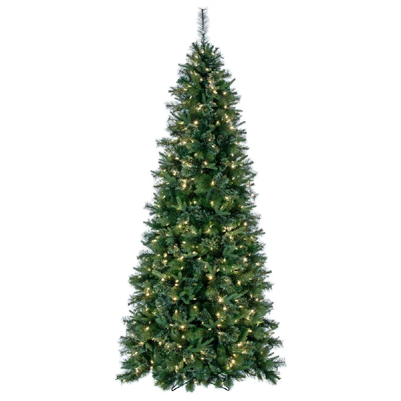 6.5' Cashmere Slim Artificial Christmas Tree Warm White Dura-Lit® LED Lights