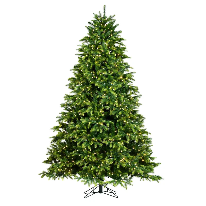 6.5' x 54" Deluxe Balsam EZ Plug Artificial Xmas tree Warm White Dura-Lit LED