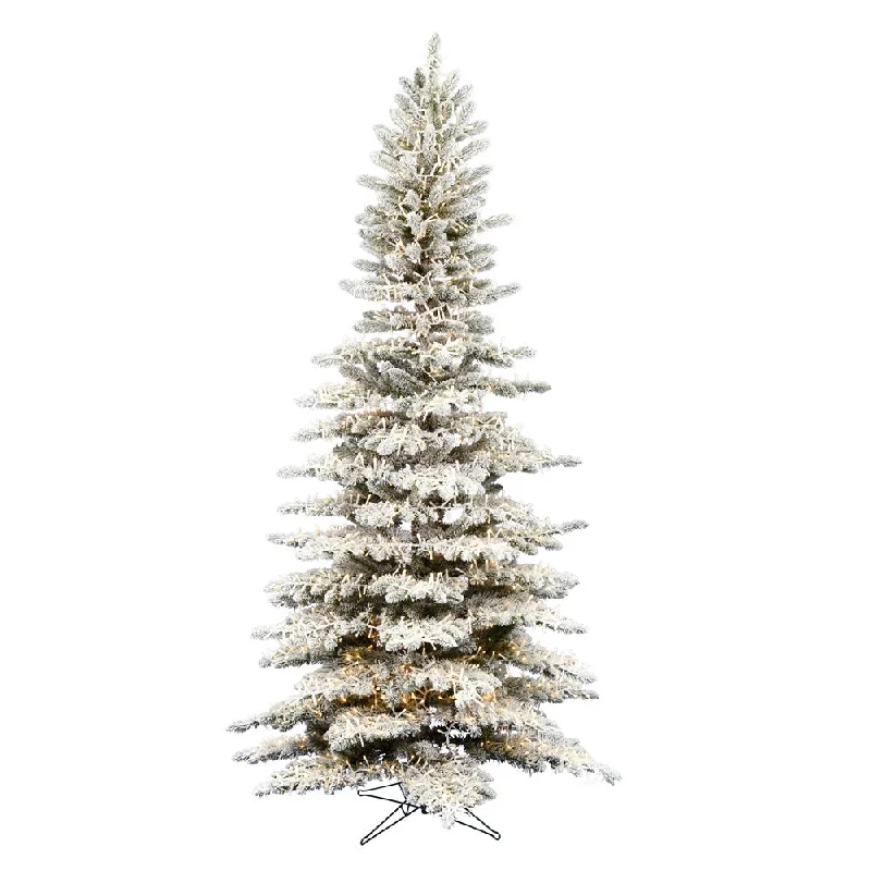 6.5'x40"  Artificial Xmas Tree Low Voltage LED Warm White Wide Angle 3mm Light