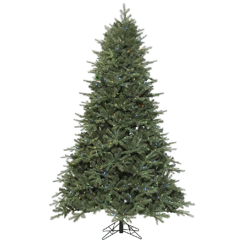 6' x 48'' Denver Spruce EZ plug Artificial Xmas Tree with 1151 PE/PVC with Stand