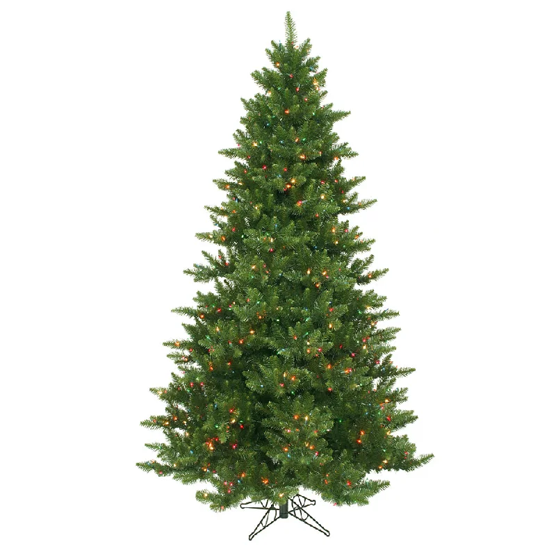 7.5' Camdon Fir Artificial Christmas Tree Multi-Colored Dura-lit Lights