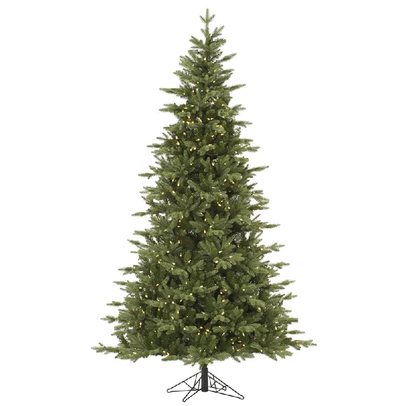 7.5' Fresh Balsam Fir Artificial Christmas Tree Warm White Dura-Lit LED Lights