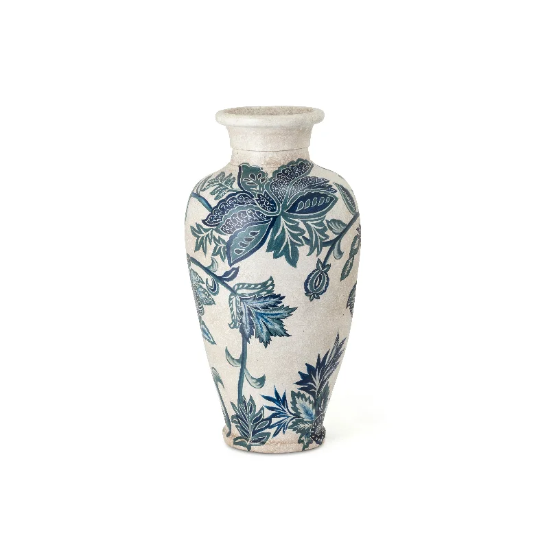 IMAX Worldwide Home Verona Short Earthenware Vase