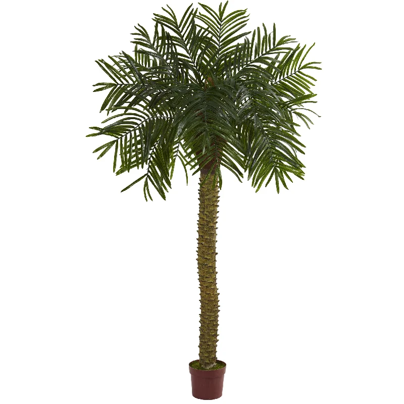 Nearly Natural 5514 7' Artificial Green Prikly Palm Tree, UV Resistant (Indoor/Outdoor)