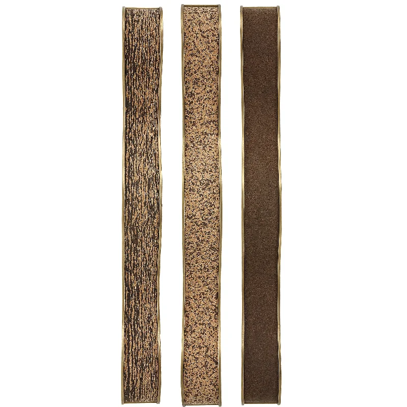 Uttermost 04302 Valdivia Serpentine Wall Decor, Set of 3