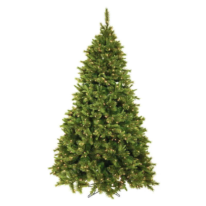 Vickerman 7.5' Cashmere Pine Artificial Christmas Tree Clear Dura-Lit Lights