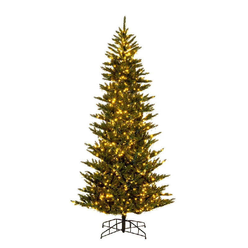 Vickerman 7.5' x 45" Natural Slim Fraser Fir Tree 3mm LED Color Changing Lights