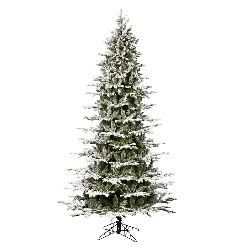 Vickerman 9' x 57" Flocked Kamas Fraser Slim Artificial Christmas Tree Unlit